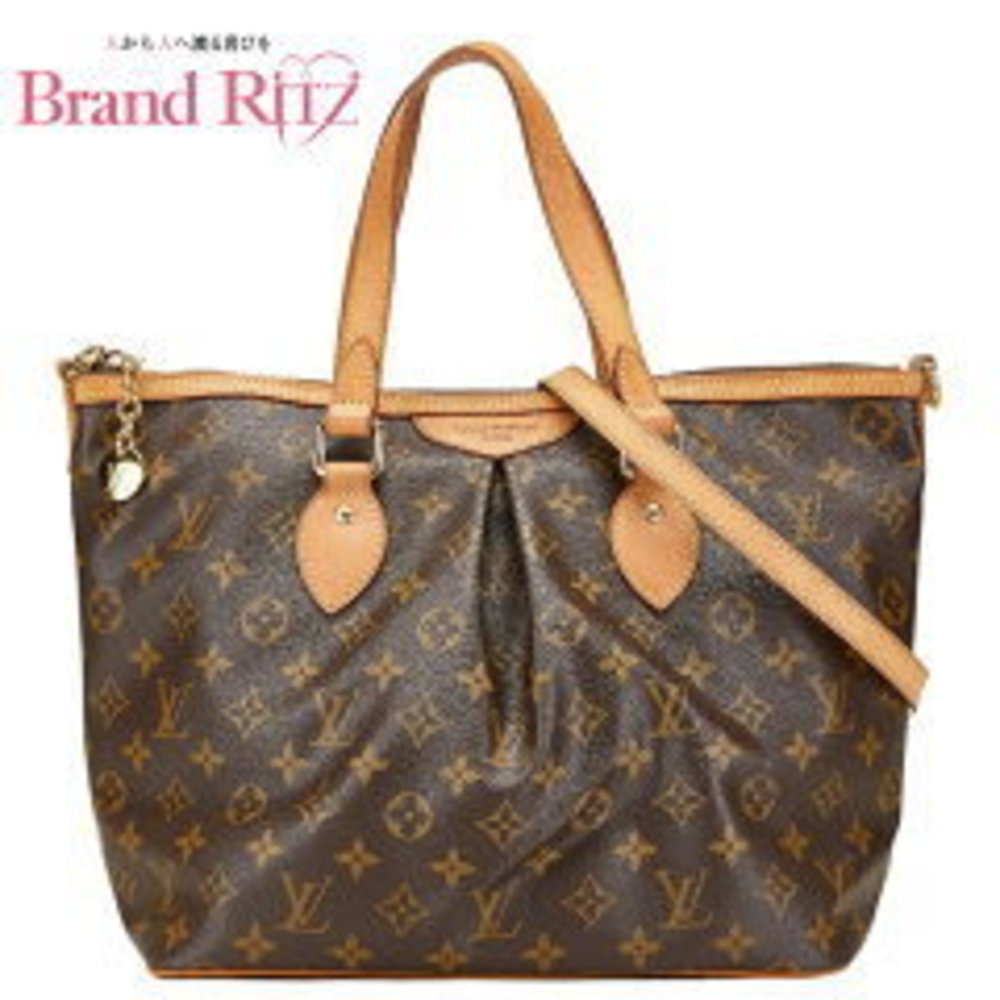 Louis Vuitton Bag Brown Shoulder Palermo Monogram Leather - Picture 2 of 4